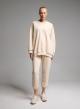 Cream Sweatpants with elasticated hem Vicolo - 0