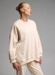 Cream loose fit Sweatshirt Vicolo - 1