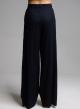 Navy Blue wide legs Παντελόνι με πιέτες Emme Marella - 3