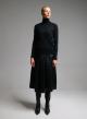 Black eco leather Skirt with elasticated waistband Vicolo - 1