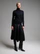 Black eco leather Skirt with elasticated waistband Vicolo - 0
