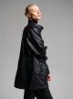 Black eco leather Jacket with drawstring MY STAR - 3