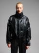 Black eco leather Jacket WLC-6