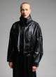 Black eco leather Jacket WLC-7