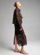 Chocolate lace Skirt with elasticated waistband with drawstring "AMBRELLE" Devotion Twins-5