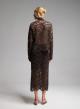 Chocolate lace Skirt with elasticated waistband with drawstring "AMBRELLE" Devotion Twins-6
