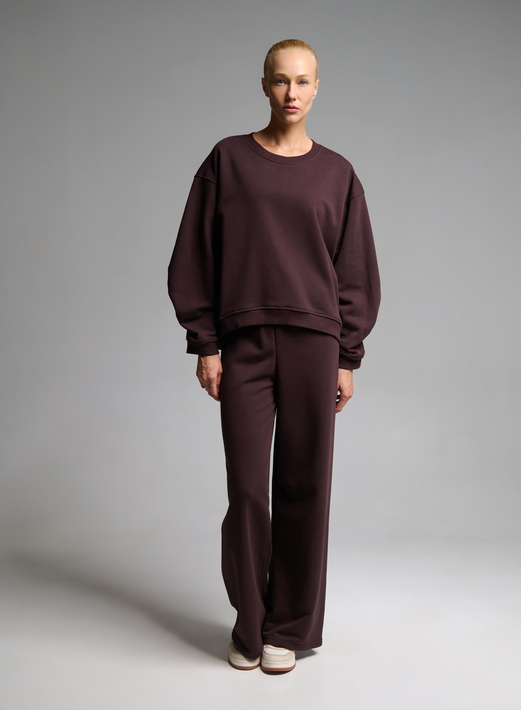 Chocolate loose fit Sweatshirt Vicolo - 2