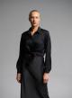 Black satin Shirt Emme Marella - 1
