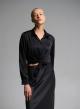 Black satin Shirt Emme Marella - 0