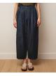 Navy Blue Loose fit Jeans Trousers with elasticated waistband Milla - 1