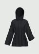 Navy Blue raicoat Jacket with hood Emme Marella - 4