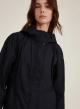 Navy Blue raicoat Jacket with hood Emme Marella - 3