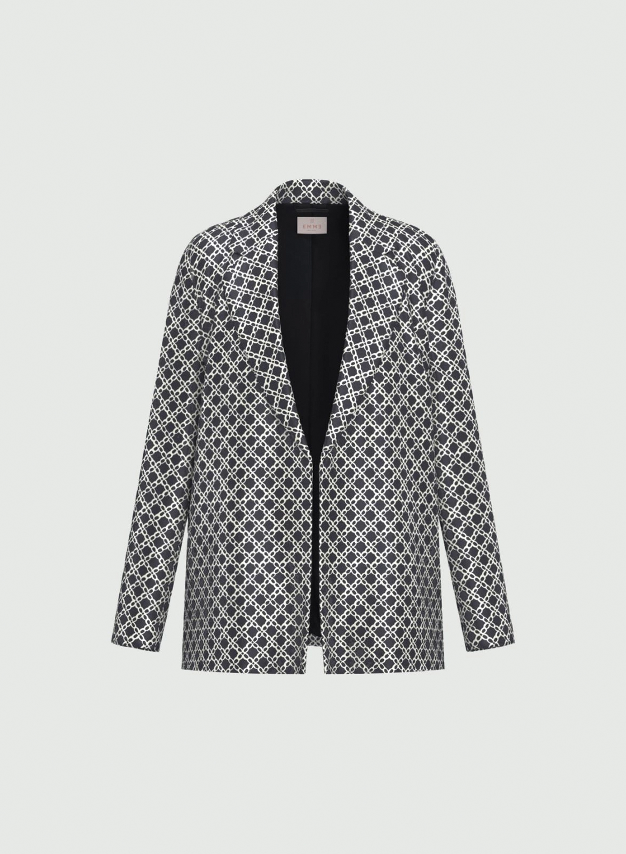 Navy Blue twill Σακάκι με σχέδια Emme Marella - 5