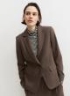 Taupe single buttoned Jacket Emme Marella - 1