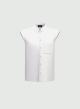 White cotton sleeveless Shirt Emme Marella - 3