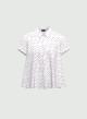 White cotton Shirt Broderie anglaise Emme Marella - 3