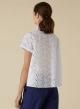 White cotton Shirt Broderie anglaise Emme Marella - 1