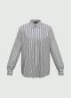 Navy Blue-White twill Shirt with stripes Emme Marella - 4