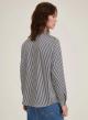 Navy Blue-White twill Shirt with stripes Emme Marella - 3