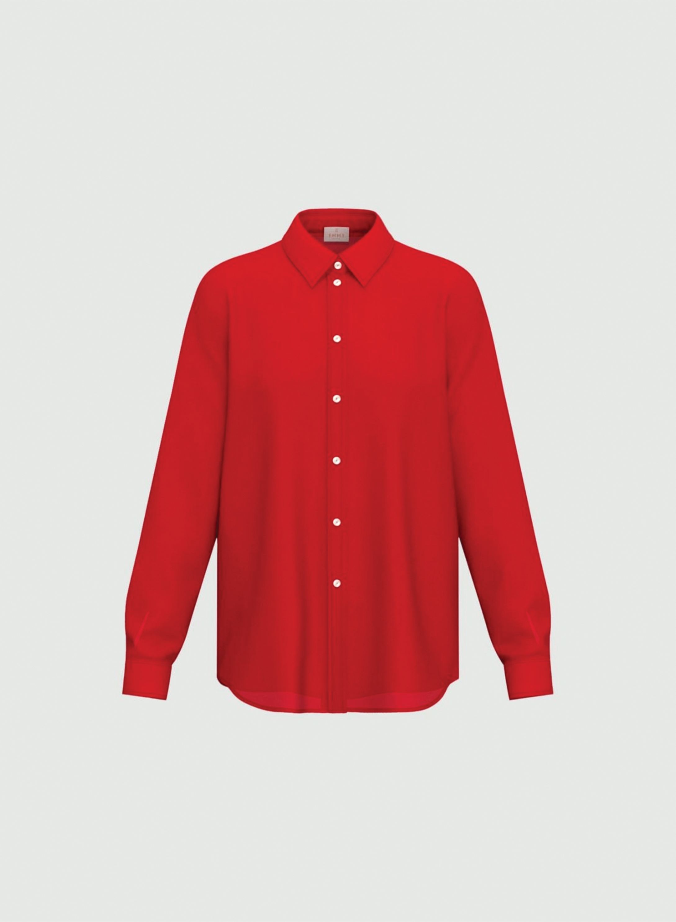 Κόκκινο Πουκάμισο με μετάξι Emme Marella - 5