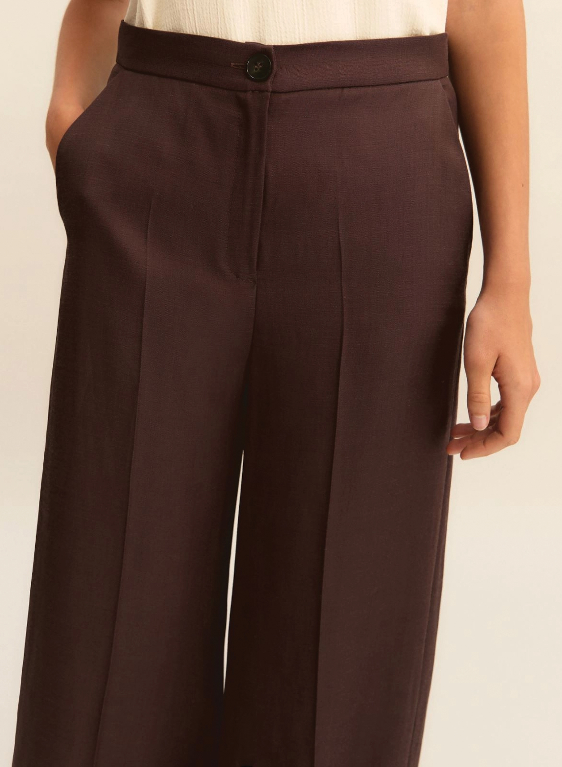 Σοκολά Παντελόνι σε ίσια γραμμή Emme Marella - 2