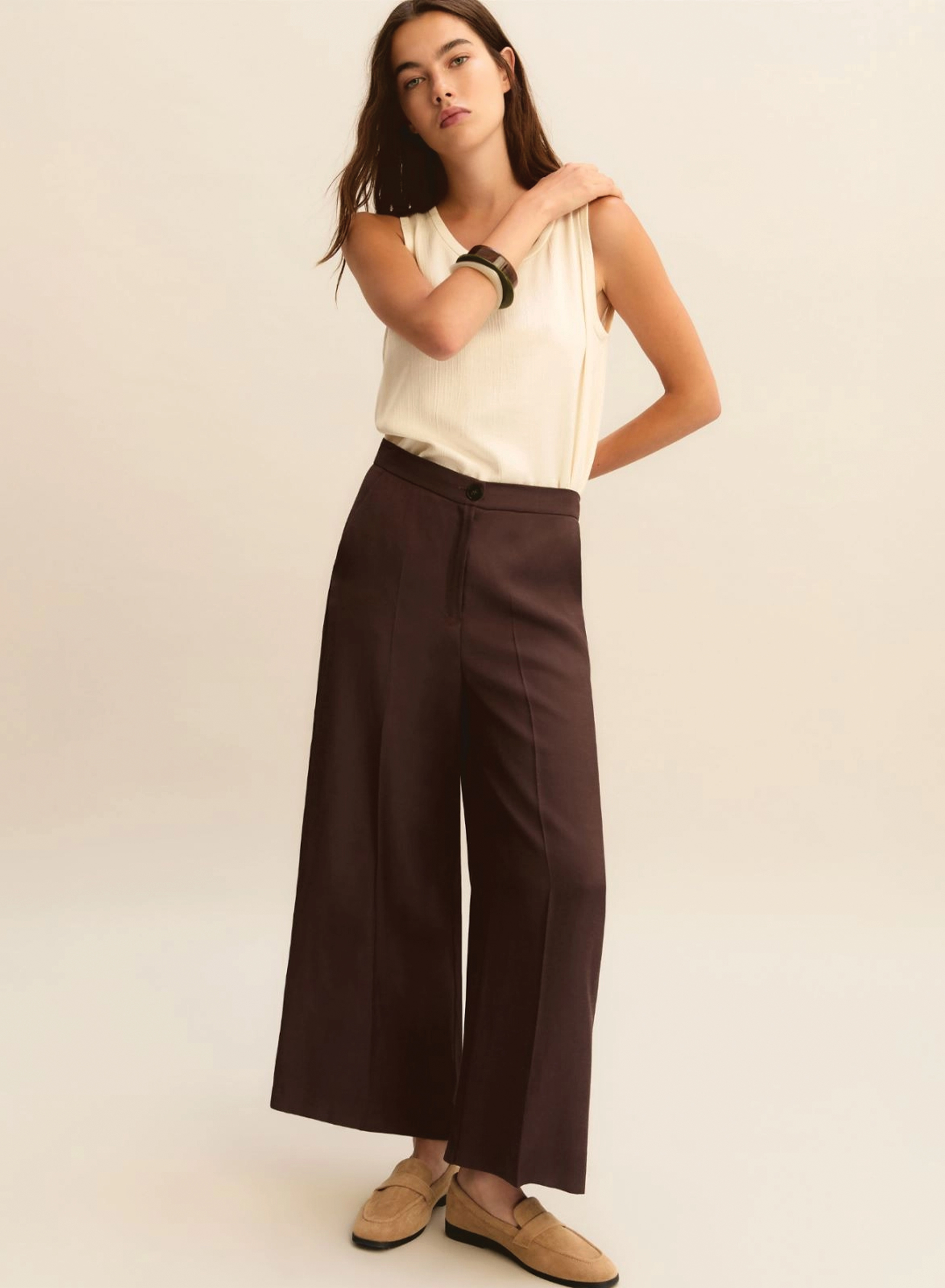 Σοκολά Παντελόνι σε ίσια γραμμή Emme Marella - 1