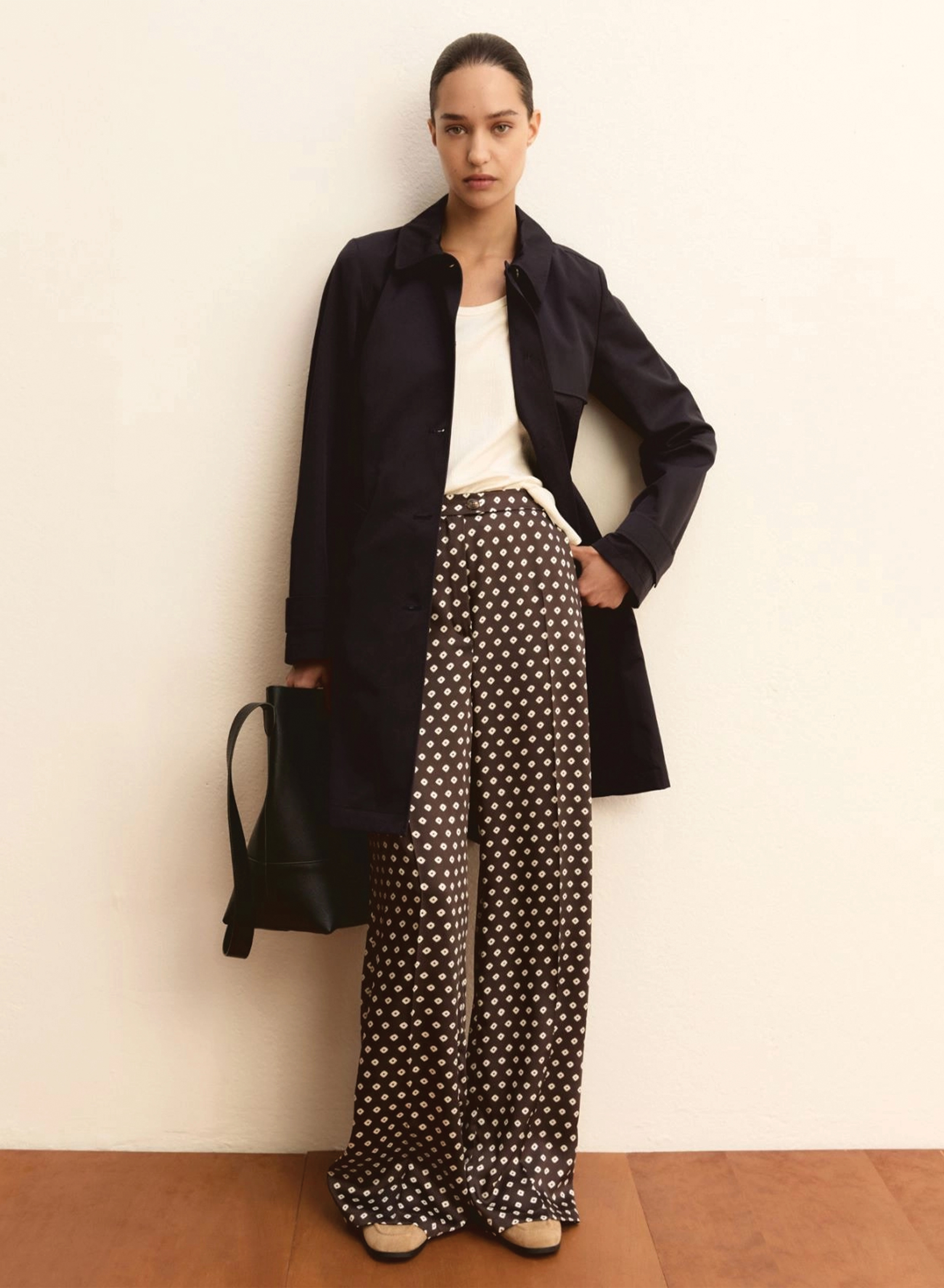 Πράσινο Παντελόνι twill με σχέδια Emme Marella - 0