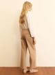 Μπεζ Παντελόνι πεντάτσεπο σε ίσια γραμμή Emme Marella - 1