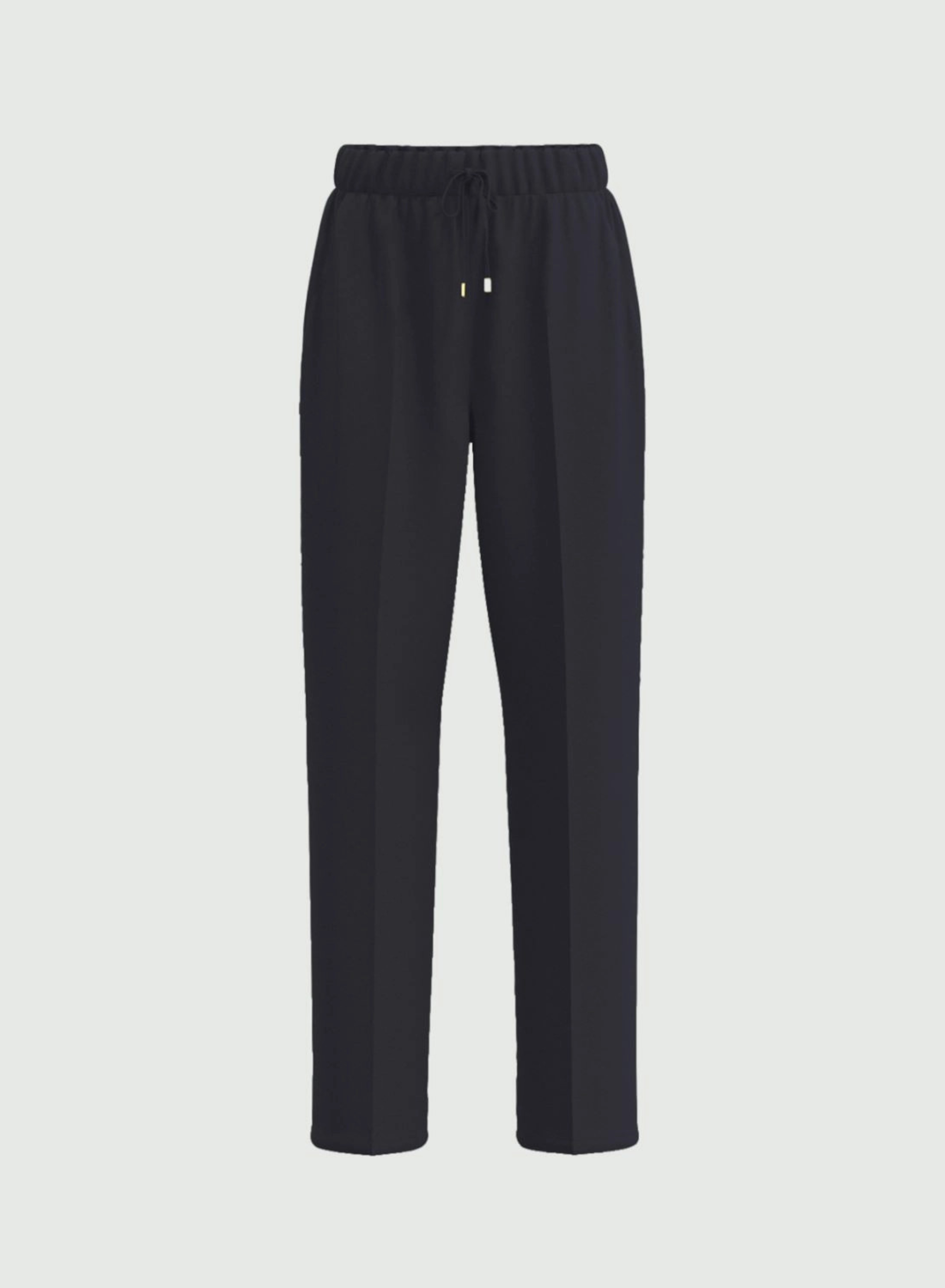 Navy Blue Παντελόνι joggers με λάστιχο και κορδόνι στη μέση Emme Marella - 5