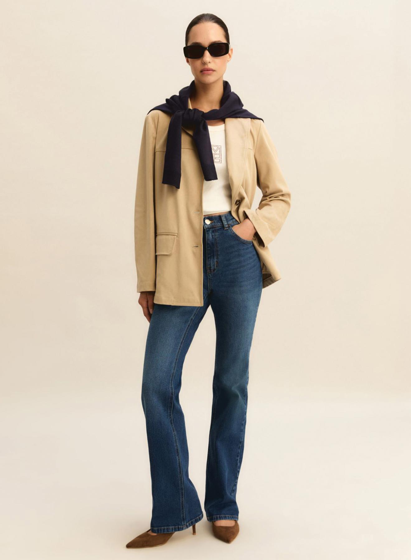 Μπλε bootcut Παντελόνι Τζιν Emme Marella - 1