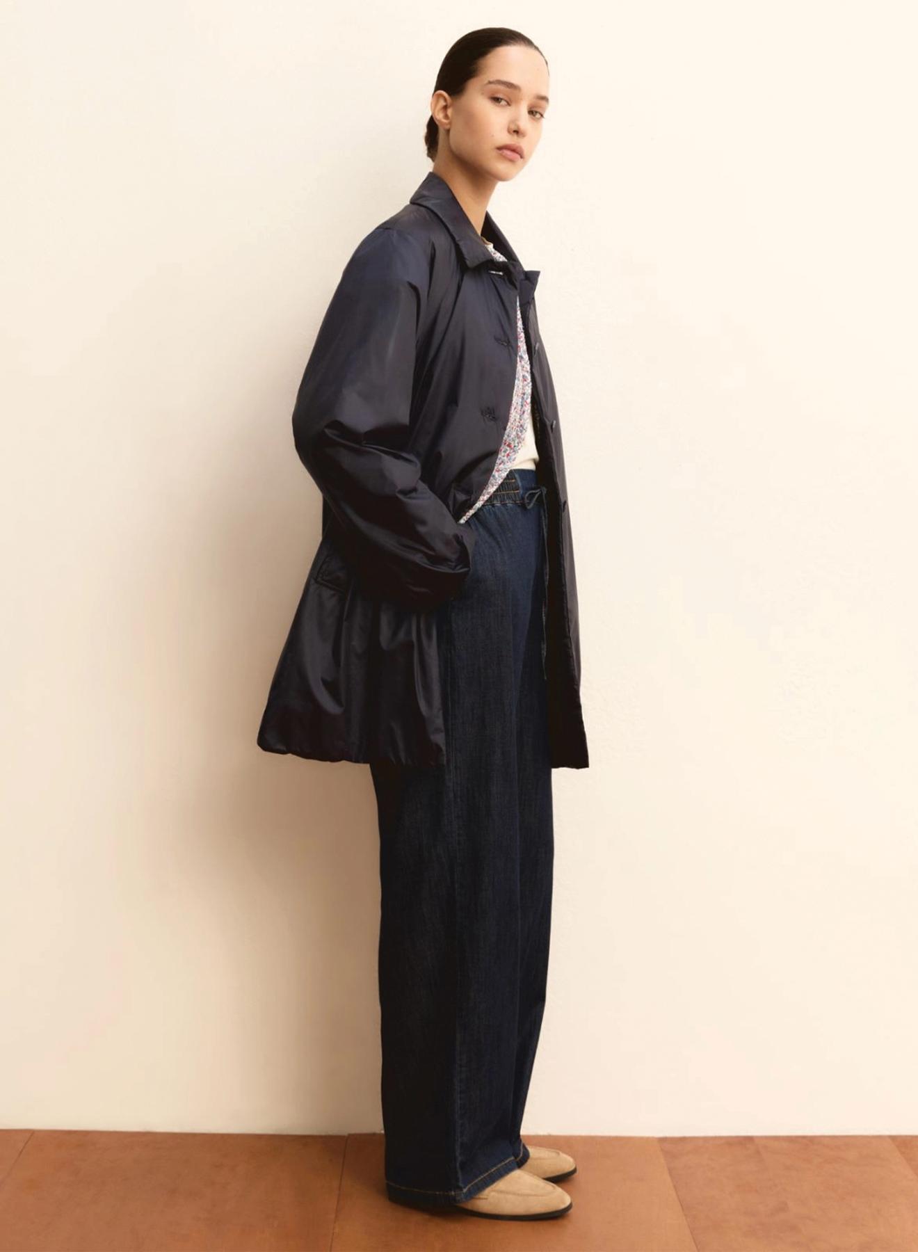 Blue Denim Trousers with drawstrind and elasticated waistband Emme Marella - 1