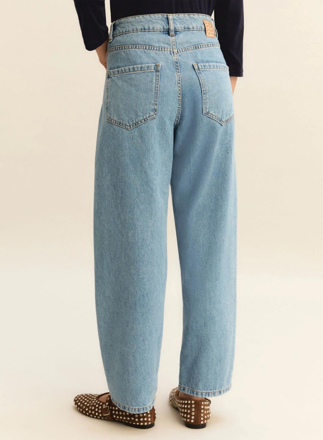 Blue five pocket Denim Trousers Emme Marella - 4
