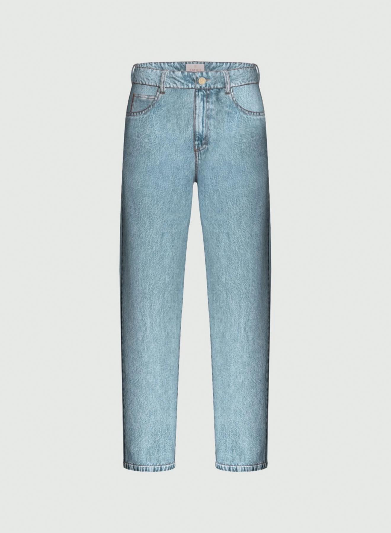 Blue five pocket Denim Trousers Emme Marella - 5