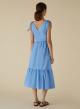 Light Blue poplin Dress with V neckline Emme Marella - 1