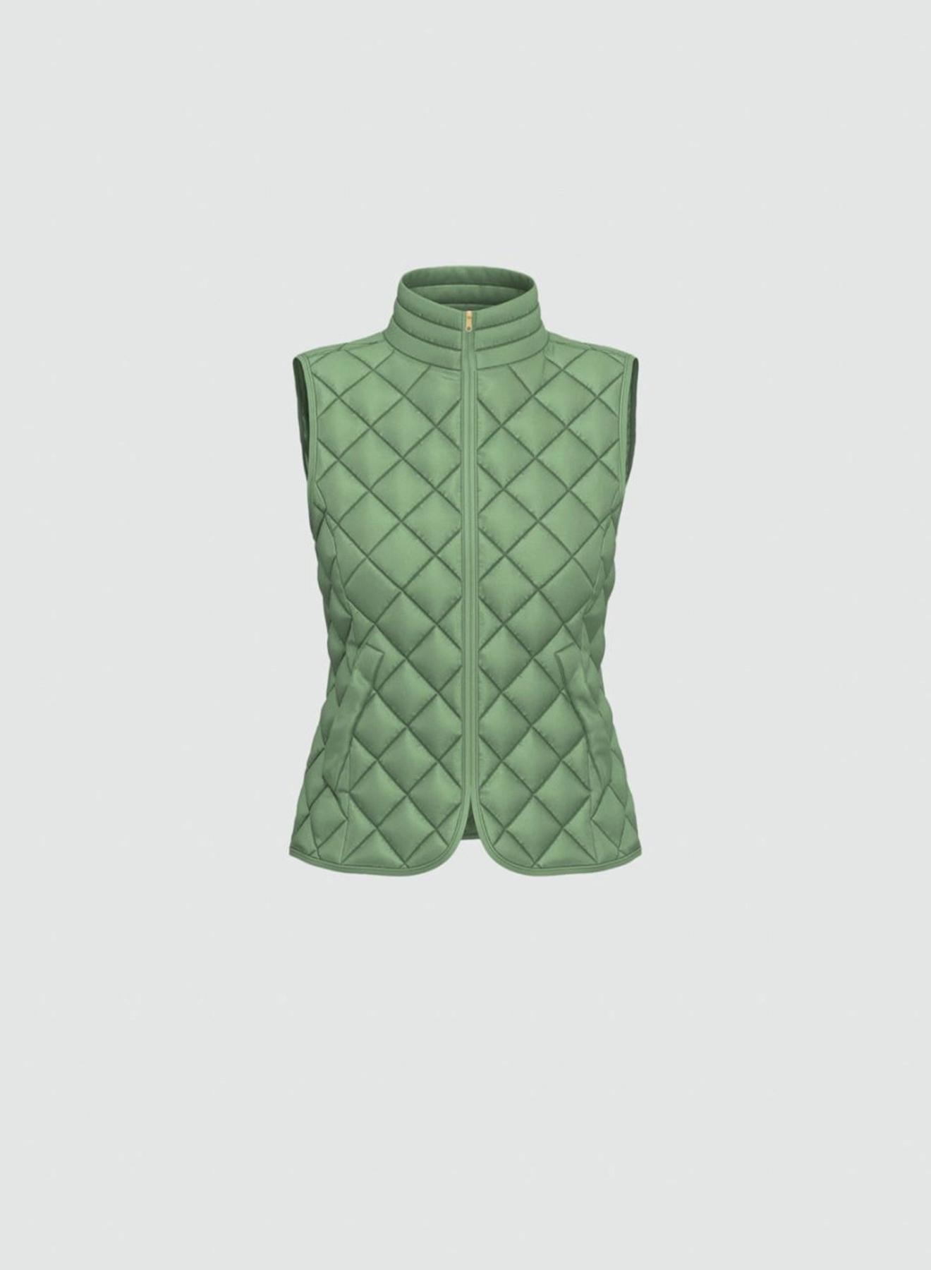 Green sleeveless padded Jacket Emme Marella - 4
