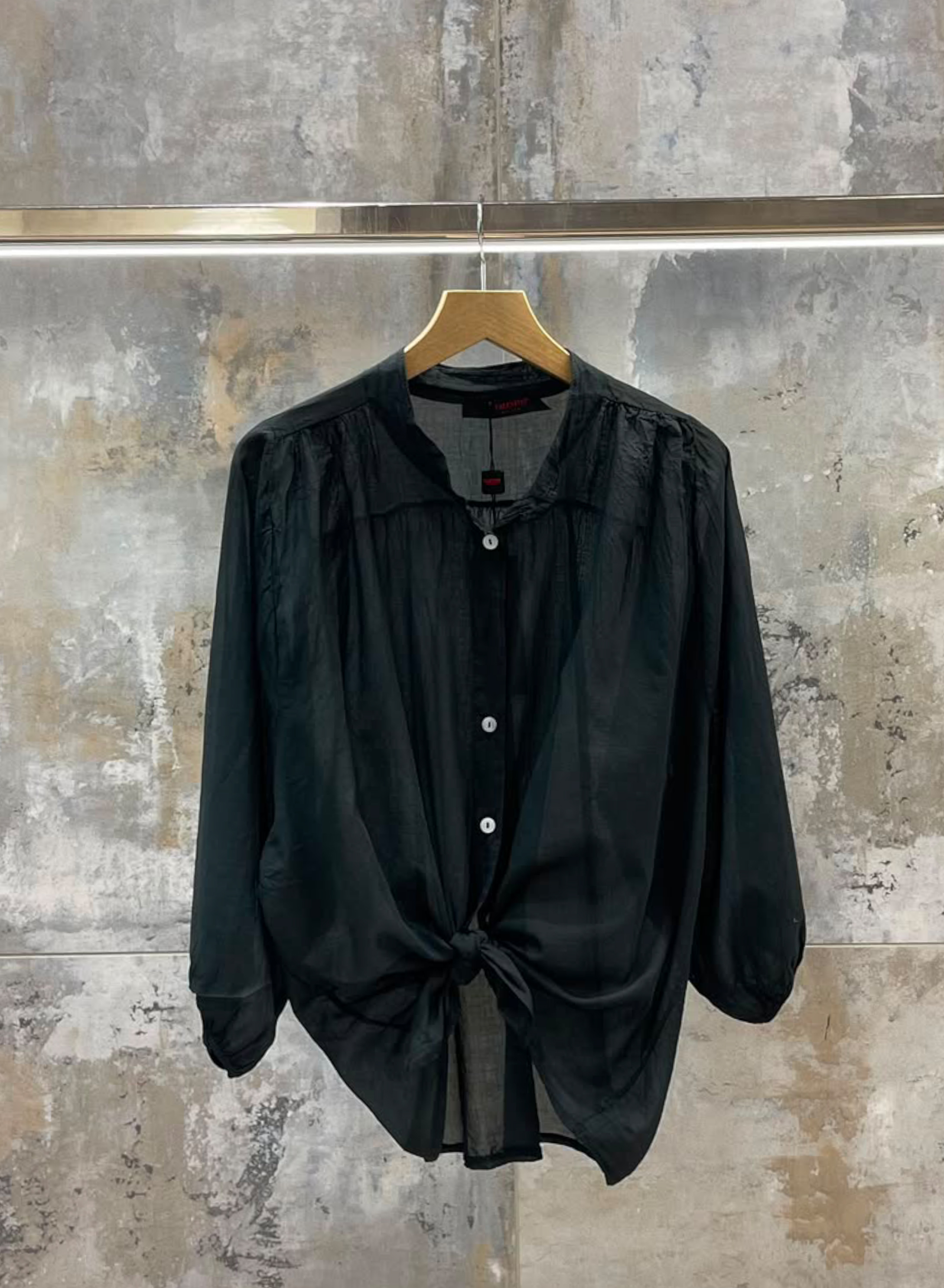 Black cotton Shirt Valentina Milano - 2