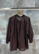 Chocolate cotton Shirt Valentina Milano - 1