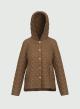 Chocolate water-repellent Jacket with adjustable hood Emme Marella-5