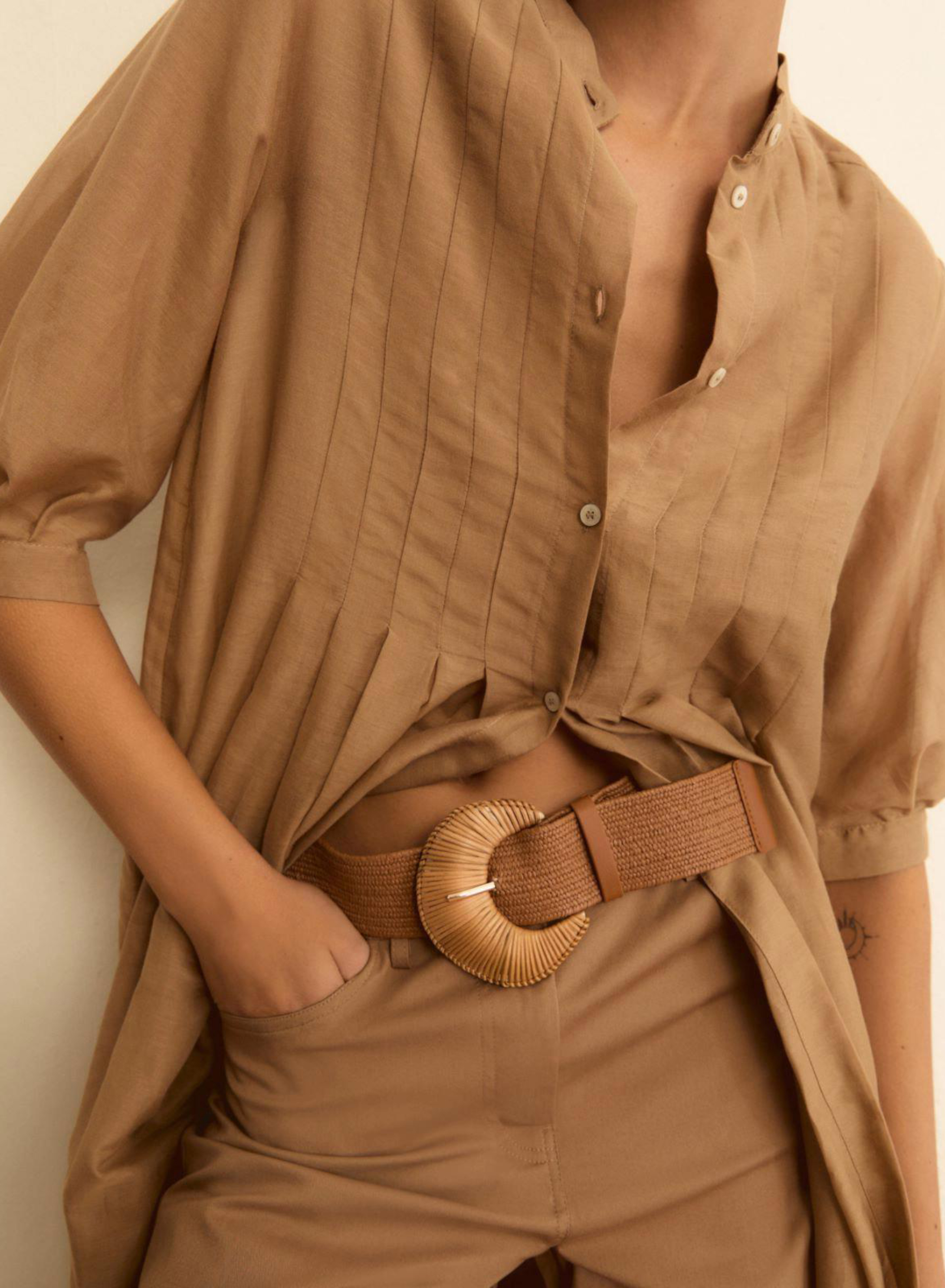 Ταμπά ελαστική Ζώνη raffia Emme Marella - 0