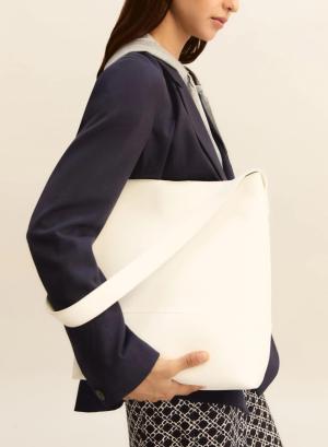 Λευκή Τσάντα χειρός-Ώμου Saffiano look Emme Marella - 57237