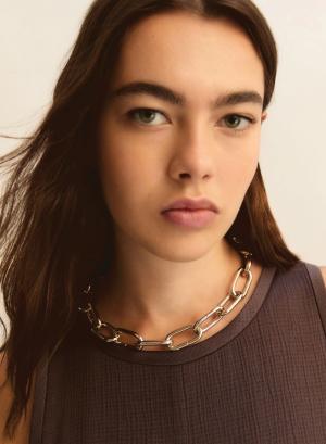 Light Gold Κολιέ αλυσίδα Emme Marella - 55100