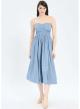 Light Blue strapless Dress Emme Marella  - 0