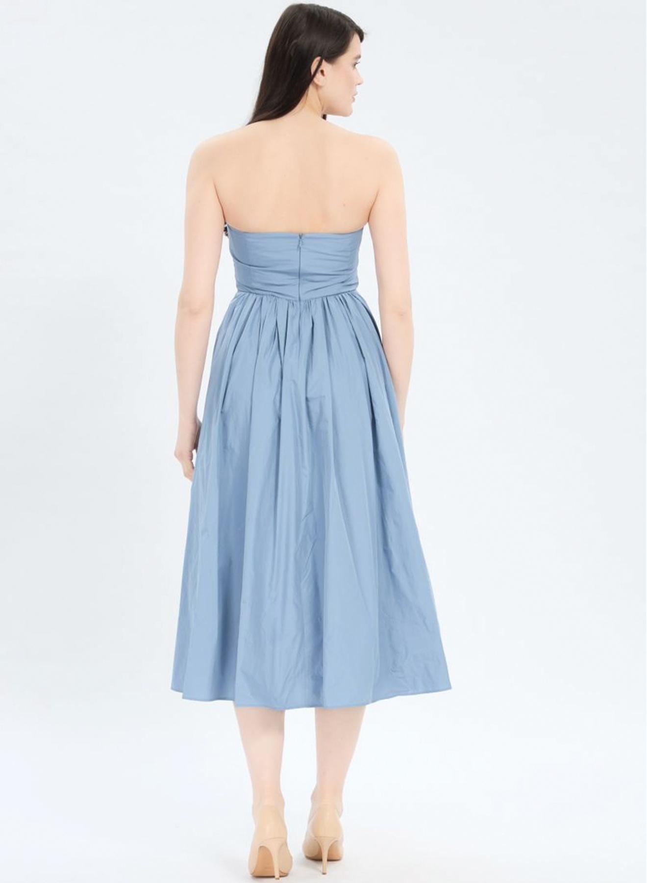 Light Blue strapless Dress Emme Marella  - 2