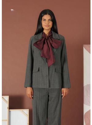 Copy of Grey pinstriped straight fit Trousers R.R. - 52369
