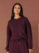 Bordeaux sweatshirt style Blouse R.R. - 1