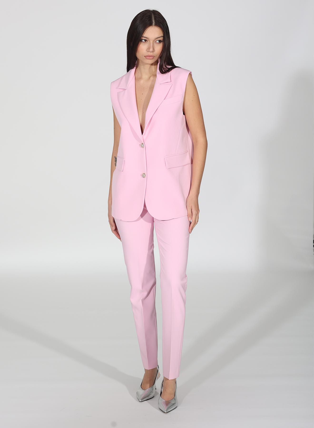 Pink straight fit Trousers R.R - 2