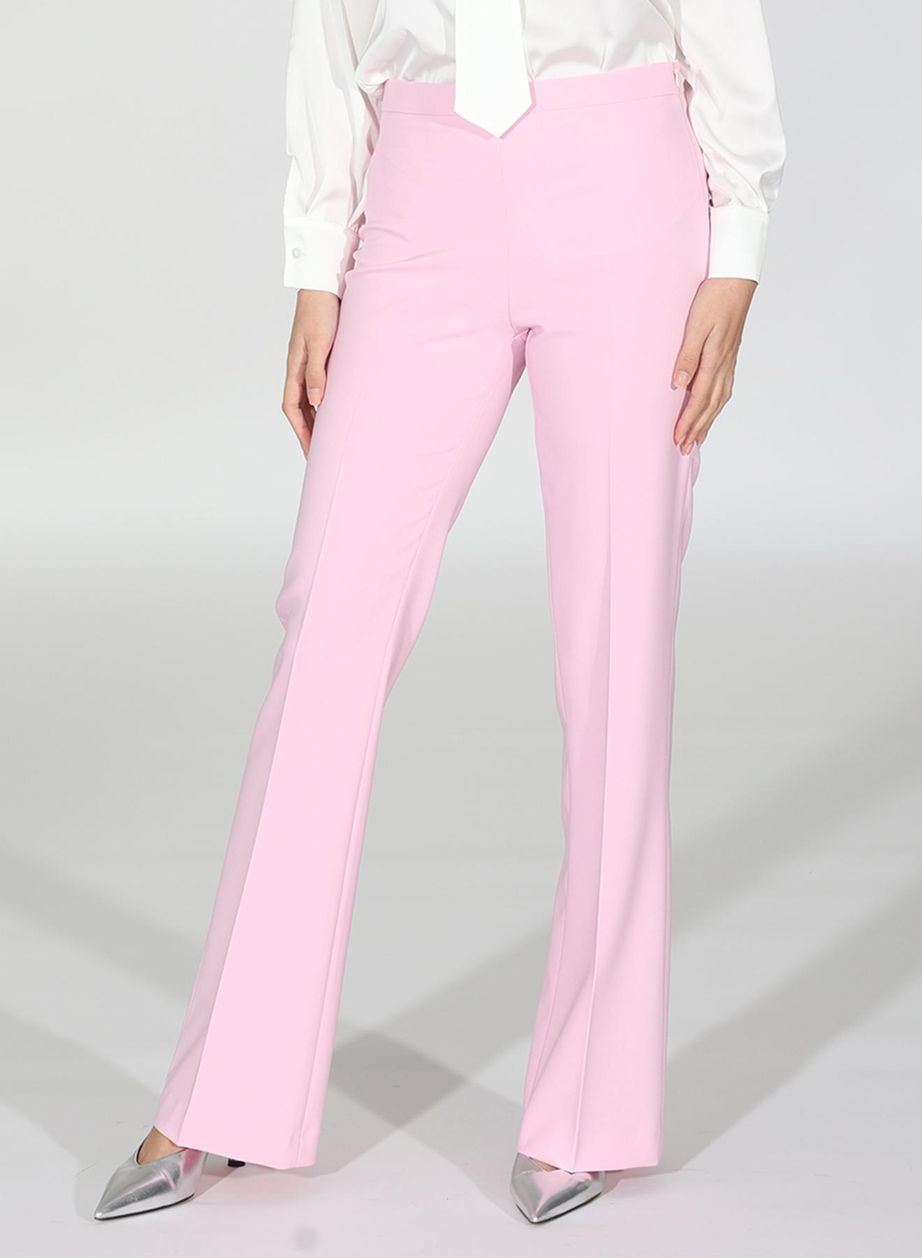 Pink flared Trousers R.R - 2