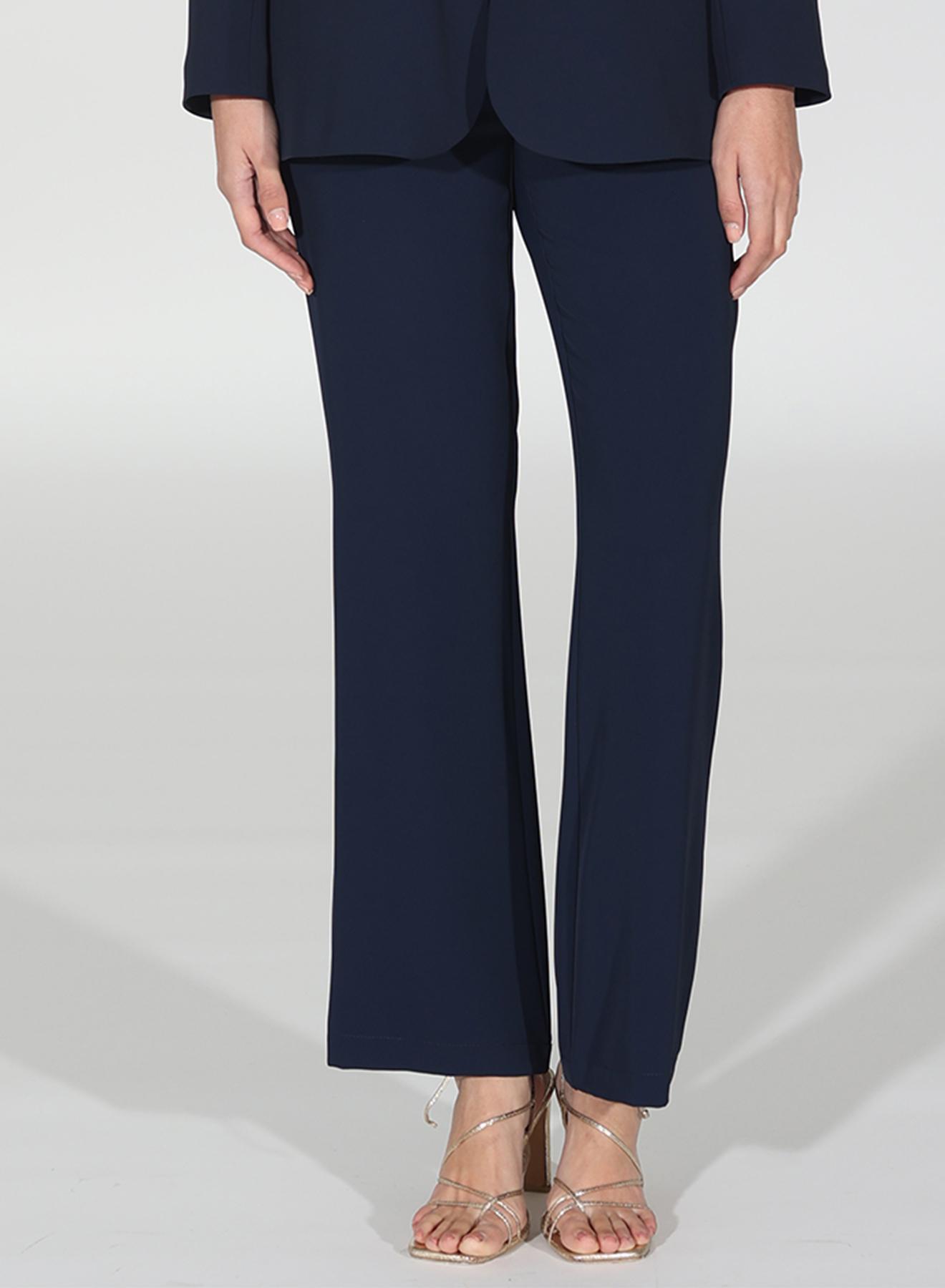 Navy Blue light flared Trousers R.R - 3