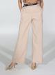 Beige straight fit Trousers with belt R.R - 1