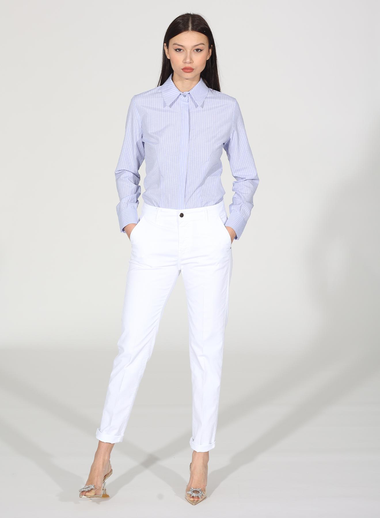 Light Blue-White Shirt with stripes R.R. - 3
